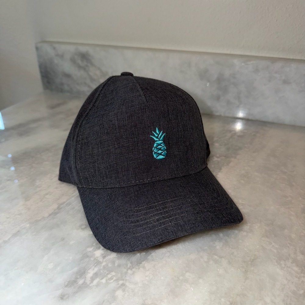 Chubbies Pineapple Snapback Hat Gray Adjustable Mens Womens Cap